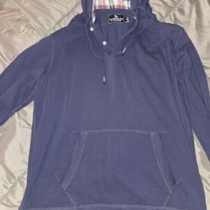 American living blue beach hoodie